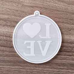 Силиконовые Молды для подвесок ко Дню Святого Валентина DIY-J009-07A