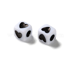 Непрозрачные акриловые бусины&nbsp;OACR-D301-06B