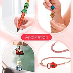 12 Stück 12 Stile Weihnachtssilikonperlen&nbsp;SIL-FS0001-38