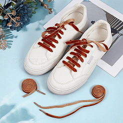 8 paire de lacets en velours à une seule face&nbsp;AJEW-MA0001-37C