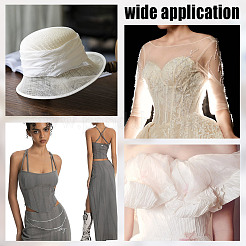 Химическое волокно импортное рыбья кость завернутый край DIY-WH0010-54C