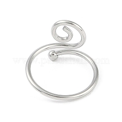 Кольцо-манжета спиральное открытое из нержавеющей стали 304 RJEW-C097-04P