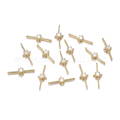 Звенья из микрочастиц из латуни с кубическим цирконием&nbsp;ZIRC-F120-096G