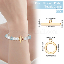 15 комплект 201 застежки-тоггл из нержавеющей стали STAS-BBC0002-13