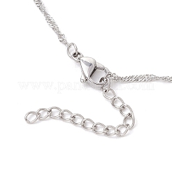 304 нержавеющая сталь макраме мешочек пустой держатель для камней изготовление ожерелья&nbsp;NJEW-JN05238-03