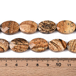 Естественного изображения яшмы бисер нитей G-S354-13x18-A06