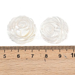 Резные подвески из натуральных белых ракушек&nbsp;SSHEL-B006-02