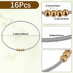 16шт. браслет-сателлит из нержавеющей стали для женщин&nbsp;BJEW-SP0001-16B