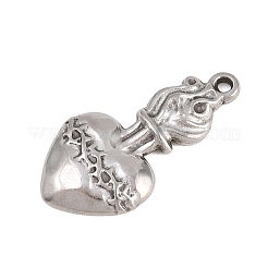 Ciondoli in acciaio inox 304&nbsp;STAS-D264-06E-P