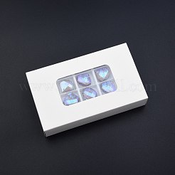 Гальванизировать граненых стеклянных подвесок EGLA-N006-056