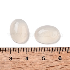 Natürlicher weißer Achat Cabochon&nbsp;G-G145-01B-21