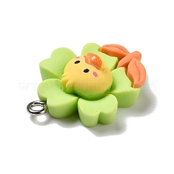 Подвески из непрозрачной смолы RESI-D055-081P