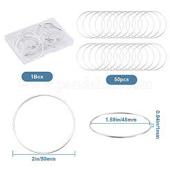 50 шт. Латунные соединительные кольца&nbsp;KK-SP0002-12A