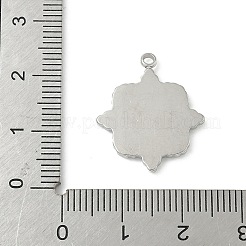 Оправы для подвесок из нержавеющей стали 304 в виде кабошонов&nbsp;LS-STAS-L293-08P