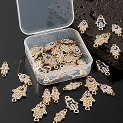 40шт 4 стиля сплава звеньев / разъемов из горного хрусталя ALRI-LS0001-01