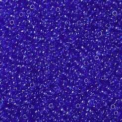TOHOラウンドシードビーズ  日本製シードビーズ  （16)つの透明なアクア  11/0  2.2mm  穴：0.8mm  約5555個/50g&nbsp;SEED-XTR11-0016