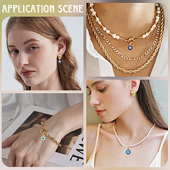 45шт 3 цвета латунные эмалевые подвески&nbsp;KK-BBC0023-04