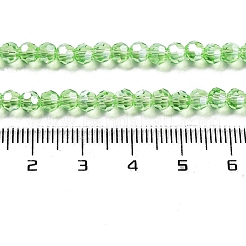 Гальванизируйте прозрачное стекло бисер нитей&nbsp;EGLA-A035-T4mm-A09