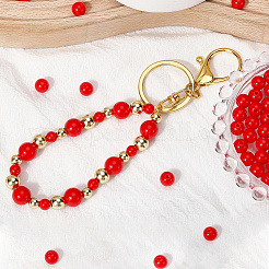 Непрозрачные акриловые бусины&nbsp;MACR-SP0001-85B