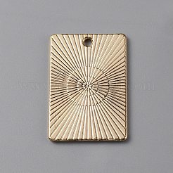 ハロウィンアロイエナメルペンダント  タロット模様の長方形  ライトゴールド  スター  28x19x1.3mm  穴：2mm&nbsp;ENAM-CJC0002-33KCG-01