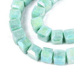 Антикоррозийные гальванические стеклянные бусины&nbsp;GLAA-T025-6mm-10D