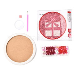 Kits de peinture au diamant bricolage thème noël pour enfants&nbsp;DIY-F073-03