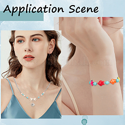 Круглые разделительные бусины из хирургической нержавеющей стали 316&nbsp;STAS-CN0001-40A