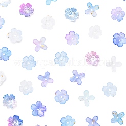 Акриловые колпачки для бусин с металлическим плетением OACR-FS0002-49A