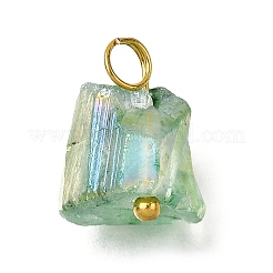 Подвески из гальванизированных самородков натурального кварца PALLOY-JF04371-01