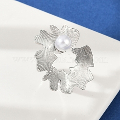 Латунь с абс пластиковыми перламутровыми кольцами для женщин RJEW-M075-01P