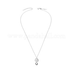 925 подвеска-капля из стерлингового серебра с кубическим цирконием TS-N322-S