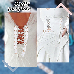 5 ярд хлопчатобумажной швейной ленты с металлическим кольцом DIY-OC0012-98