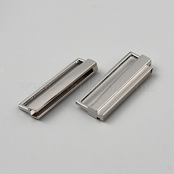 Пряжки для поясного ремня из прямоугольного сплава FIND-WH0436-54P