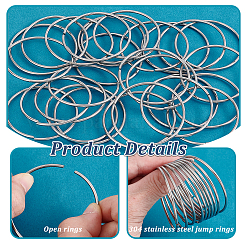 100 шт. соединительные кольца из нержавеющей стали 304&nbsp;FIND-PH0023-50