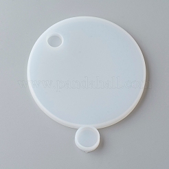 Силиконовые Молды для круглых крышек AJEW-D046-01