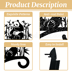 Железный кронштейн для вешалки для растений&nbsp;HJEW-WH0088-009