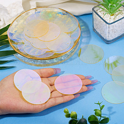 150 lien pailleté/sequin en PVC irisé arc-en-ciel&nbsp;FIND-TA0008-10A