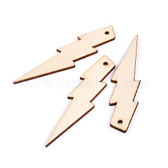Grand pendentif en bois non teint&nbsp;X-YS-TAC0005-03