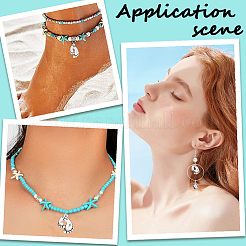 60 шт. подвески в виде следов ног из сплава в тибетском стиле FIND-SC0007-43