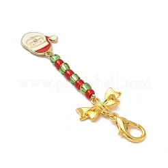 Рождественские украшения из сплава эмали&nbsp;HJEW-JM04049-01