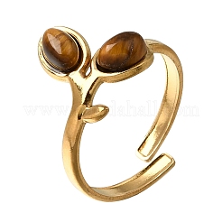 Offene Manschettenringe aus Edelstahl 304&nbsp;RJEW-F213-04G-06