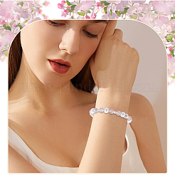 Прозрачные стеклянные бусины GLAA-SP0001-50A