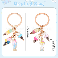 Брелок из эмалевого сплава&nbsp;KEYC-YW00195-01