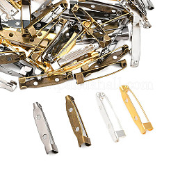 2 отверстия железа брошь контактный назад булавки на вылов бар IFIN-X0029-01