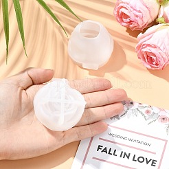 1 набор из 2 силиконовых форм для свечей в виде 3D-розы&nbsp;ST-CJ0007-66