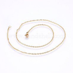 Collane a catena in acciaio inossidabile 304 Singapore&nbsp;MAK-L015-25A