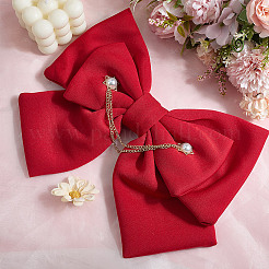 Бантом из полиэстера&nbsp;AJEW-WH20120-45B-01