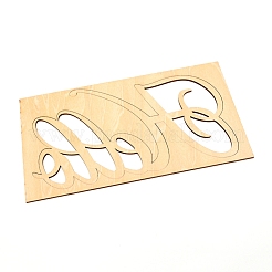 Holzausschnitte Ornamente&nbsp;WOOD-WH0107-16