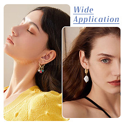 10 шт. фурнитура для сережек-колец 5 стилей&nbsp;KK-TA0002-98