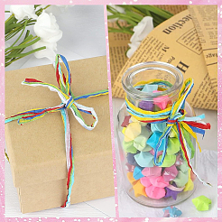 Сегментированные окрашенные шнуры из рафии для поделок своими руками&nbsp;OCOR-WH20020-27H